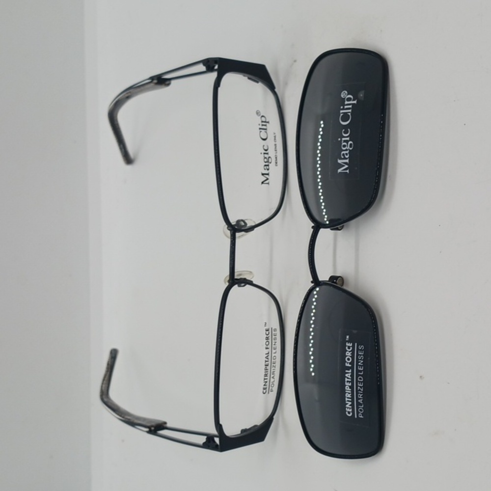NWT RX-ABLE UNISEX MAGIC CLIP 381 EYEWEAR WITH MAGNETIC CLIP ON SUNGLASS FRAMES